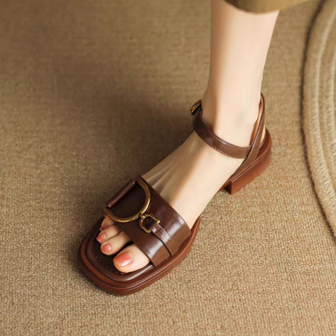 Marie™ Retro Buckle Sandals