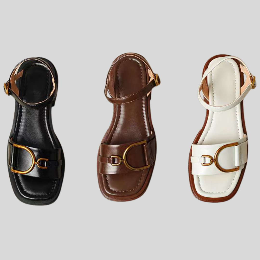 Marie™ Retro Buckle Sandals