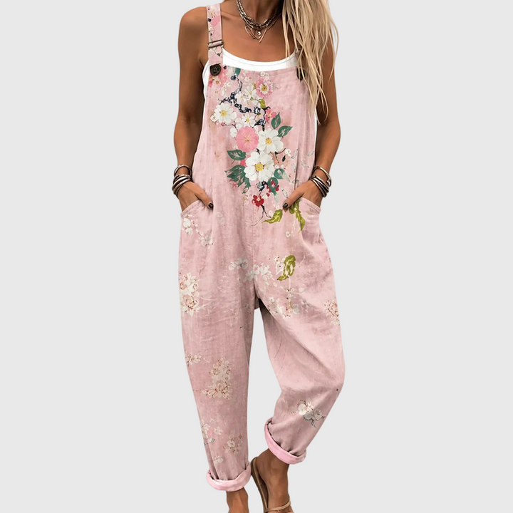 Hannah™ - Pink Floral Overall
