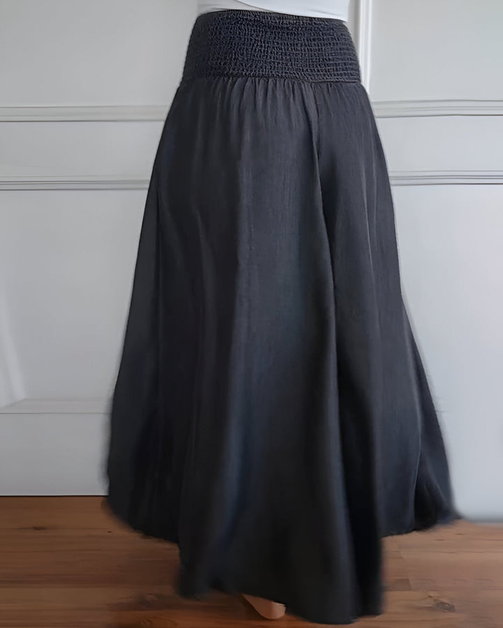 Janie | Elegant Flowing Trousers Skirt