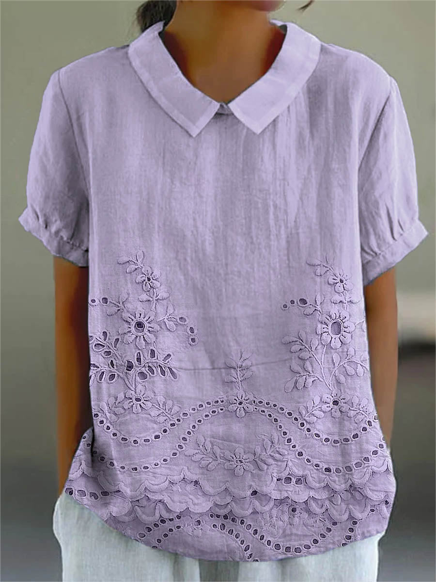 Bea™ - Floral Collared Top