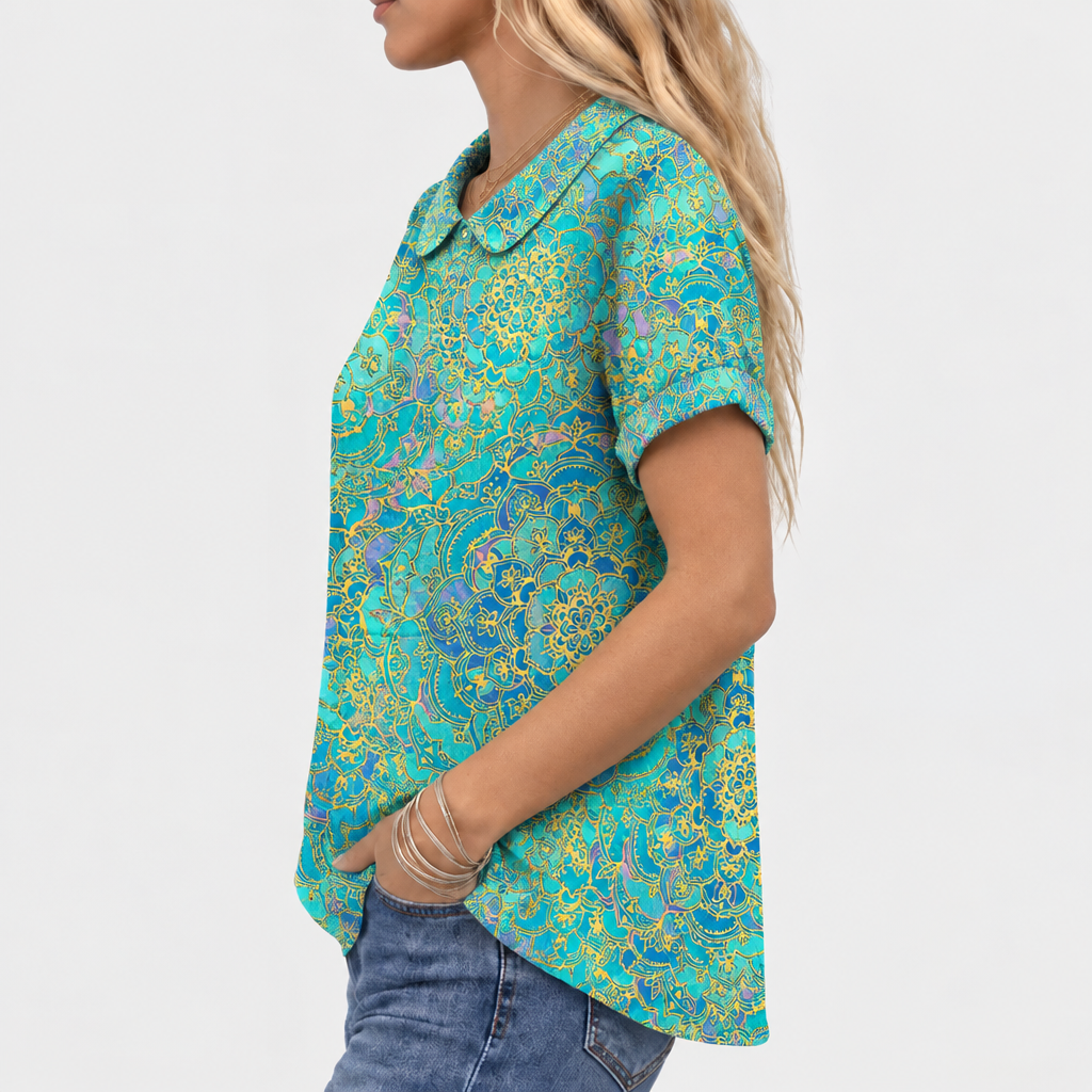 Lona™ - Paisley Collared Top
