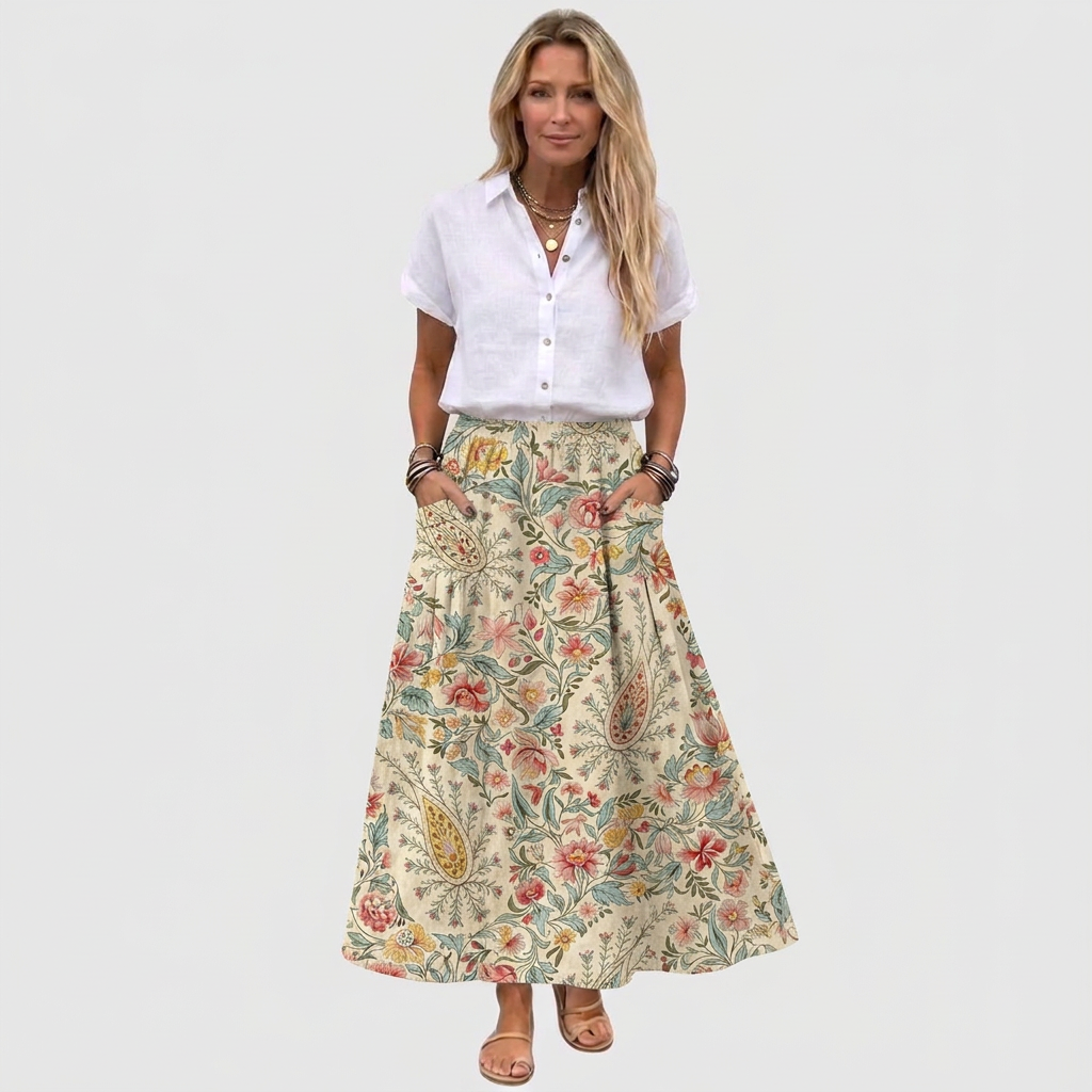 Roxanne | Elegant Flowing Skirt