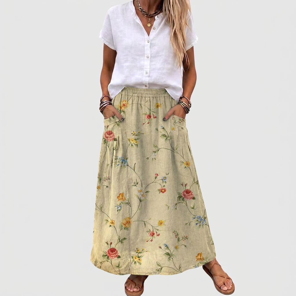 Julia | Elegant Flowing Skirt