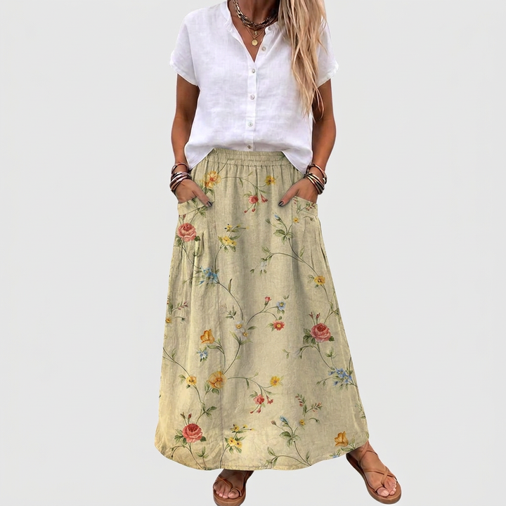 Julia | Elegant Flowing Skirt