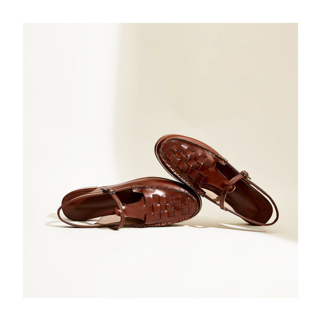 Eliara™ Woven Charm Sandals