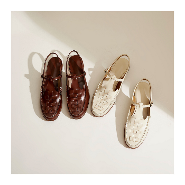 Eliara™ Woven Charm Sandals
