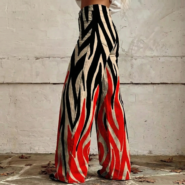Fabiana™ - Boho Pattern High-Waist Pants