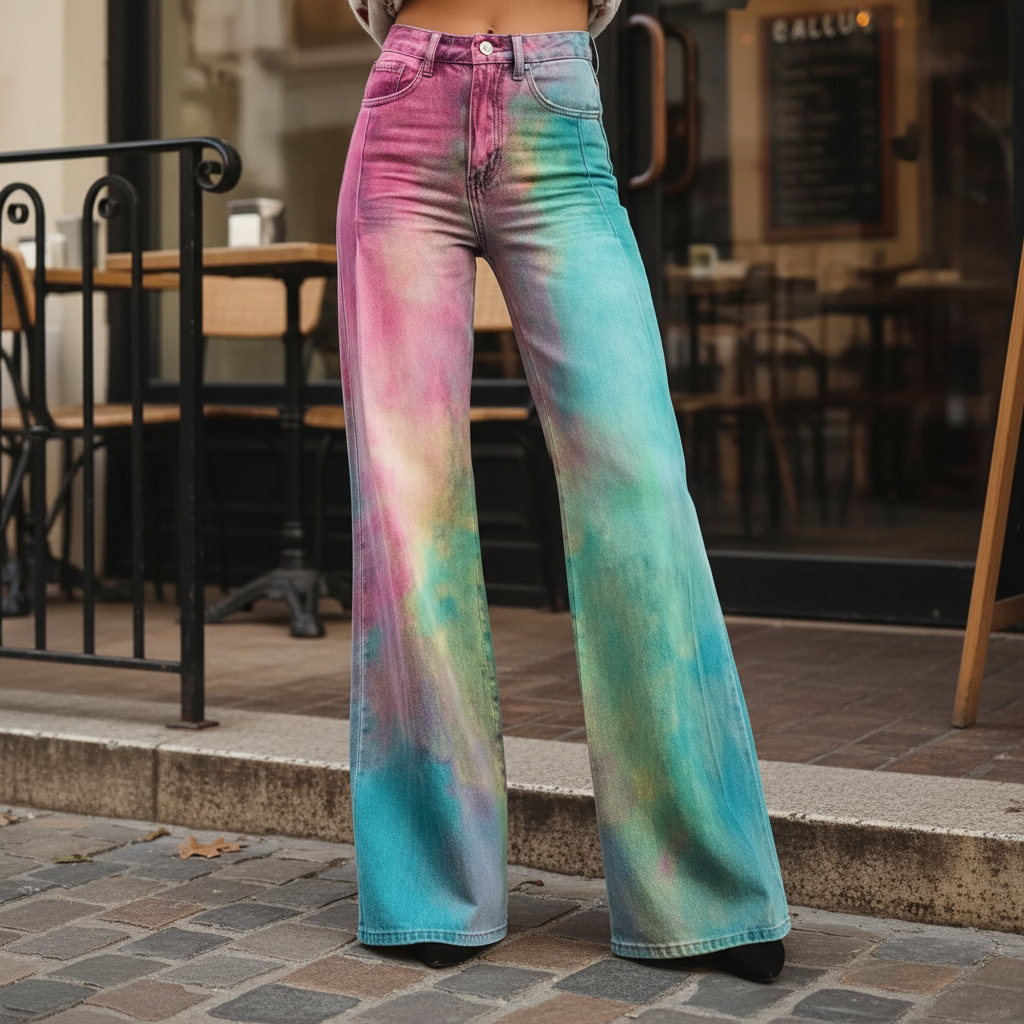Marcella™ - Boho Travel-Ready Wide-Leg Pants