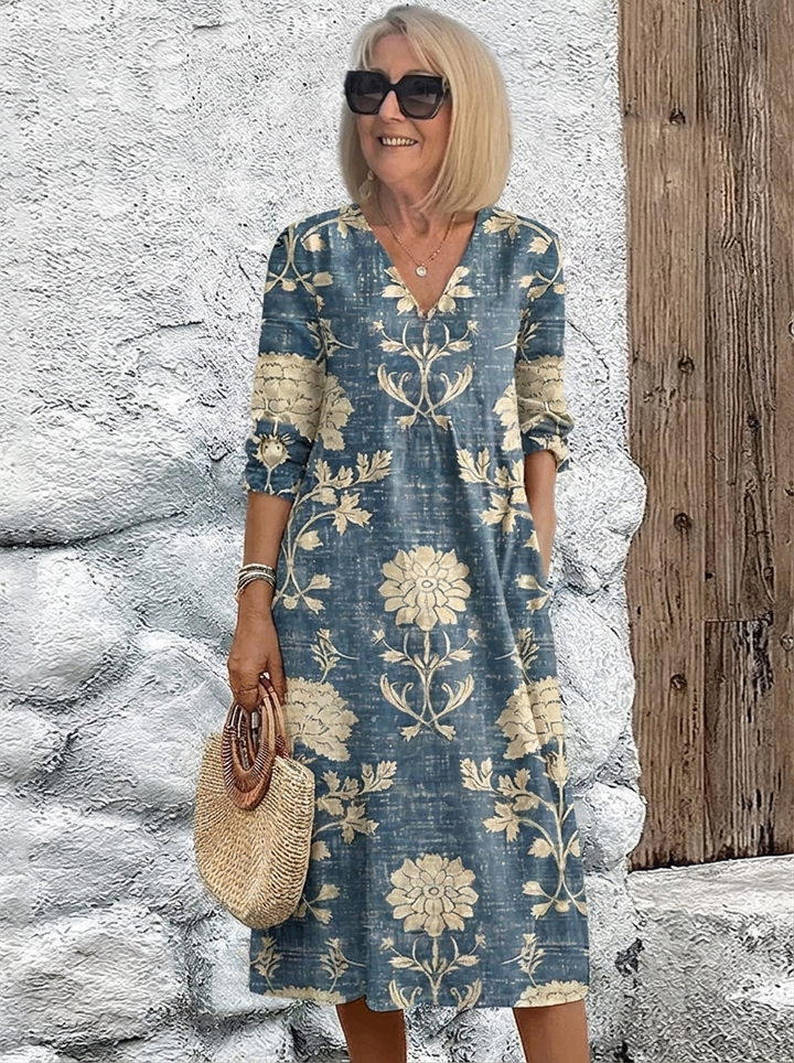 Karin™ - Floral Comfort Dress