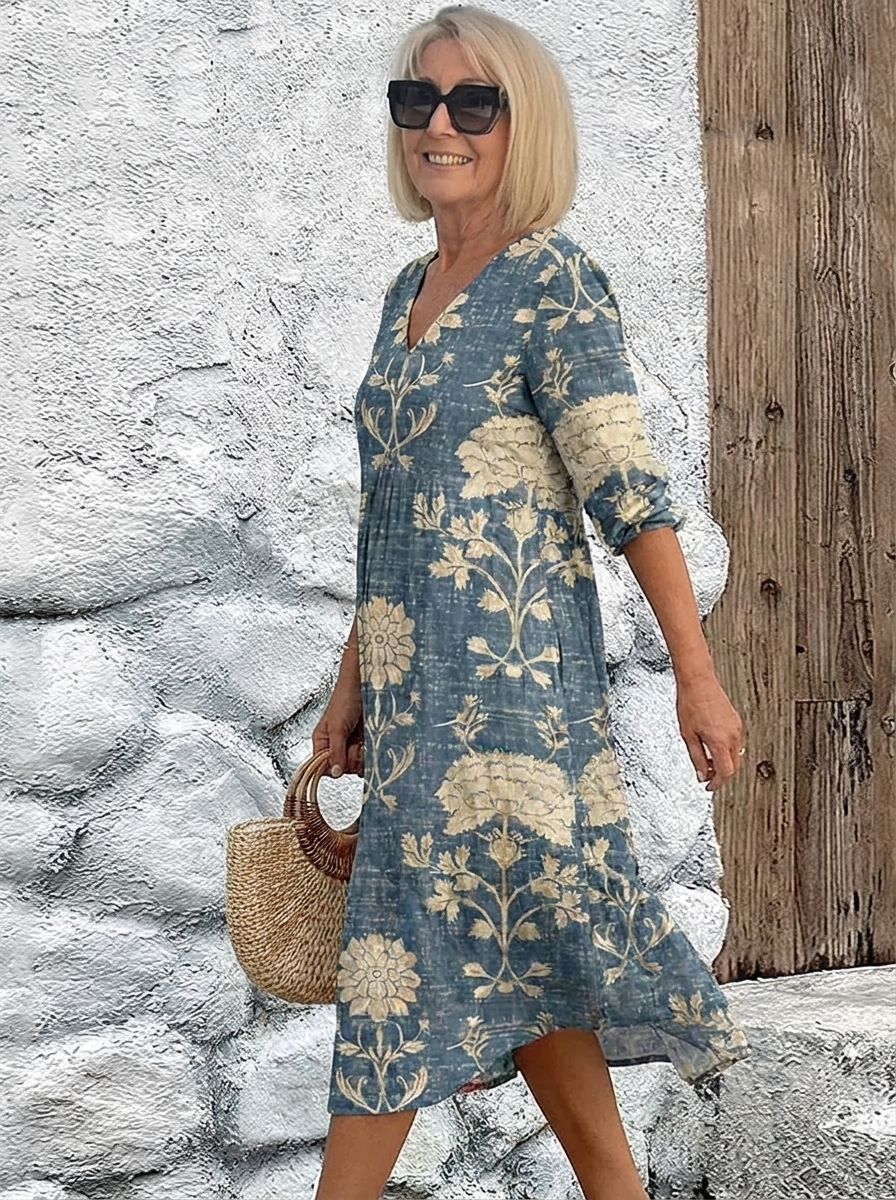 Karin™ - Floral Comfort Dress