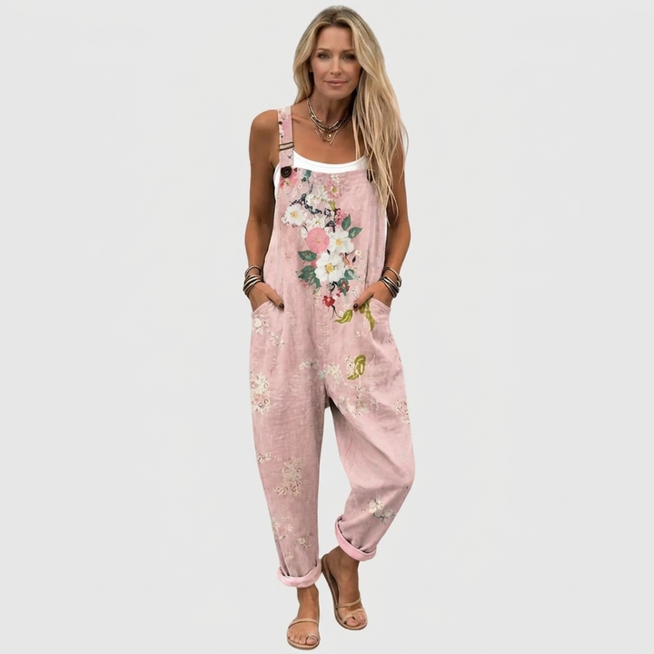 Hannah™ - Pink Floral Overall