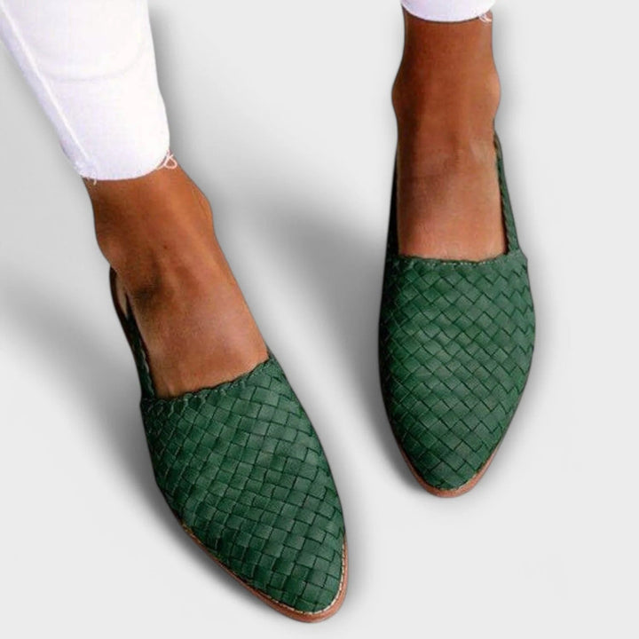 Honora™ - Woven Leather Moccasins