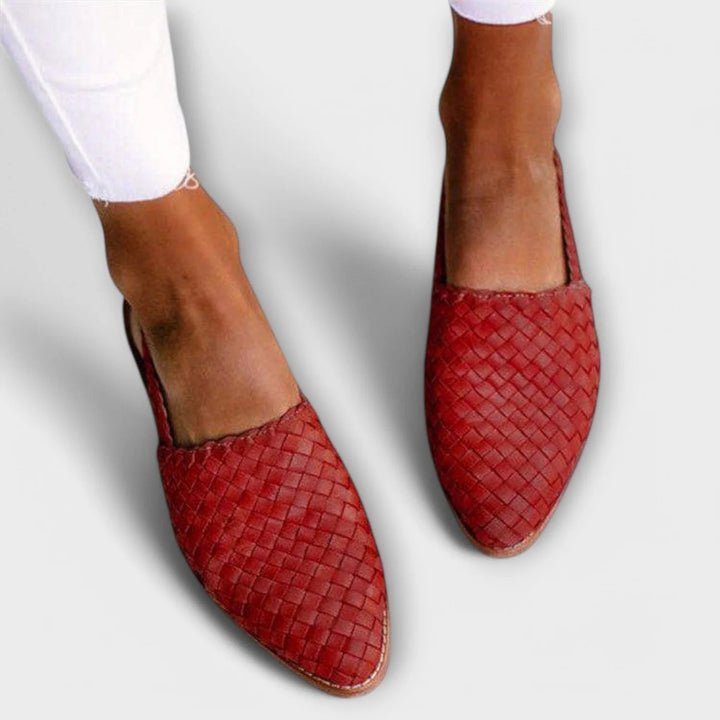 Honora™ - Woven Leather Moccasins