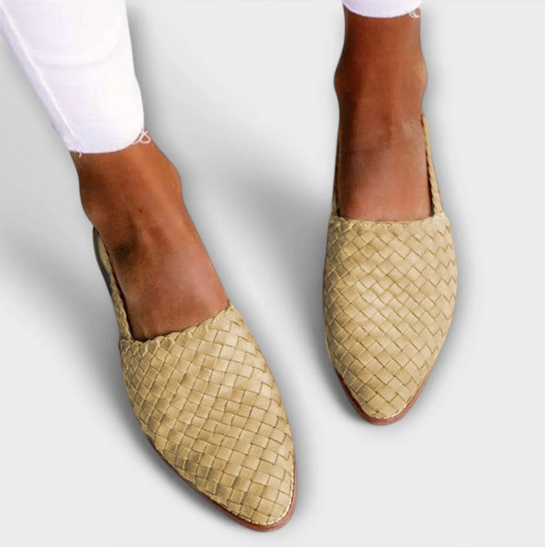 Honora™ - Woven Leather Moccasins