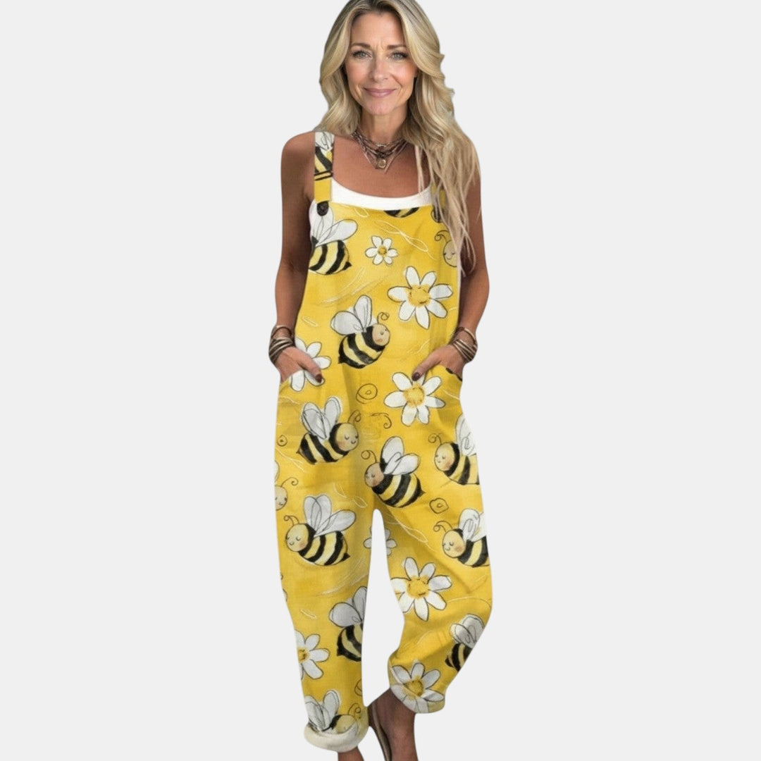 Pia™ - Comfortable Printed Overall